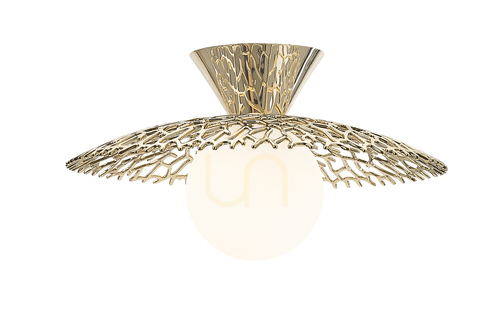 Check Ceiling light Zuma Line NICOSIA A0600-01C-F7AA gold 1xG9