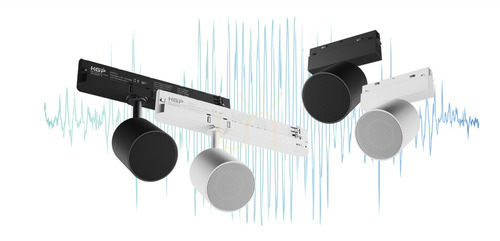 Check Black Bluetooth 5.4 speaker for 48V magnetic rail