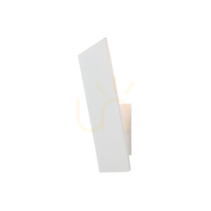 LED Wall Light Zambelis White Matt 6W 3000K Opal 30cm small 1