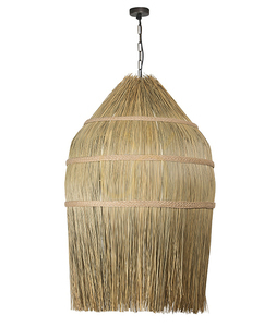 Pendant Light Zambelis Rattan Straw Beige 60 cm E27 small 3