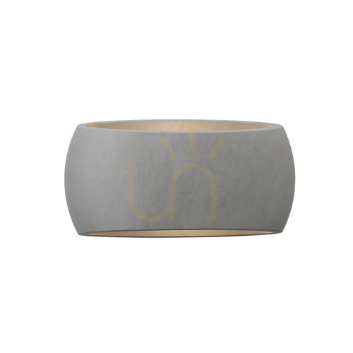 Check Concrete Wall Light Zambelis E27 1-Light Indoor Wall Lamp