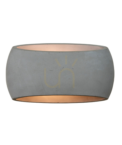 Check Concrete Wall Light Zambelis E27 1-Light Indoor Wall Lamp