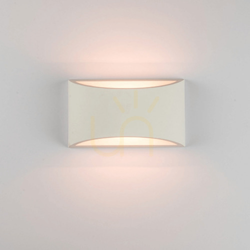 Check Gypsum Wall Light Zambelis White G9 1-Light