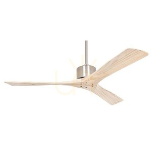 Pendant Fan Zambelis Chrome Matt Natural Wood 132 cm small 0