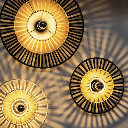Check Ceiling Light Zambelis White Bamboo 40 cm E27 1x40W