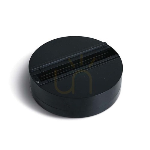 Check Surface Mount Base FOR Track Spots 100-240v Black ZAMBELIS