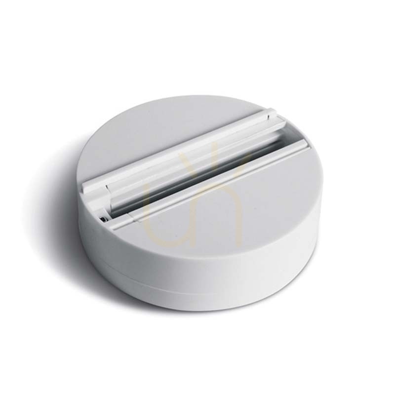 Surface Mount Base FOR Track Spots 100-240v White ZAMBELIS