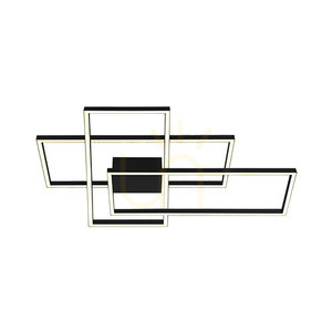 Zambelis LED Ceiling Light 55W 3000K Dimmable Sandy Black Aluminium Acrylic small 1