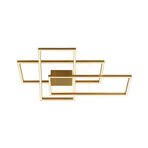 Zambelis Ceiling Light Gold Matt LED 55W 3000K Dimmable Aluminium Acrylic small 1
