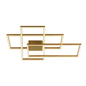 Zambelis Ceiling Light Gold Matt LED 55W 3000K Dimmable Aluminium Acrylic small 0