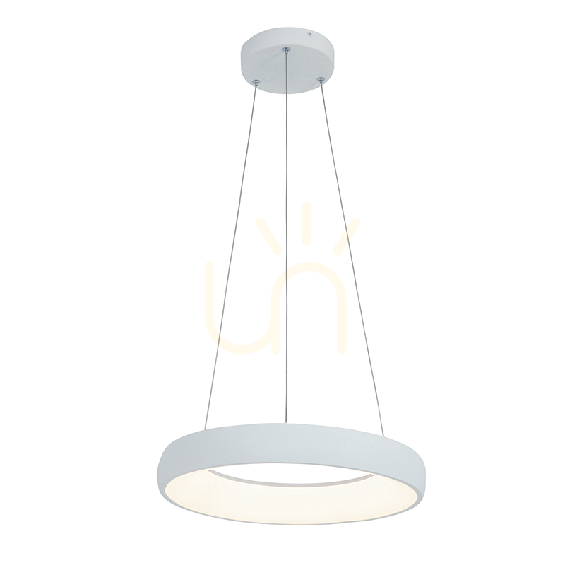 Zambelis LED Pendant Light 30W 3000K Dimmable Sandy White Aluminium Acrylic 40 cm