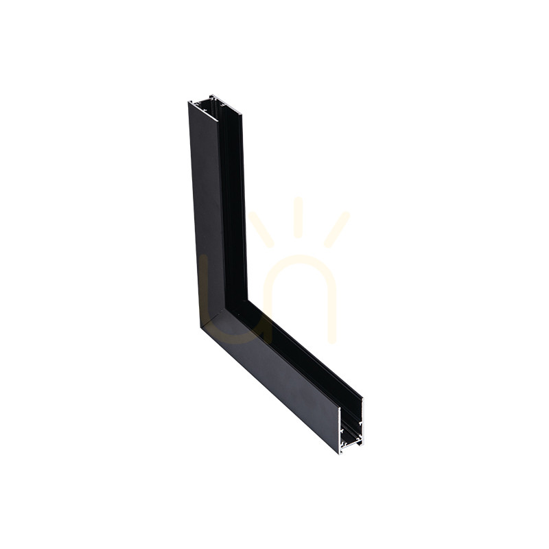 Ceiling Corner Connector Vertical Black ZAMBELIS