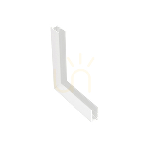 Zambelis 2082W-C1 Vertical 90° Corner Connector for 48 V Surface Magnetic Track, Sandy White small 0