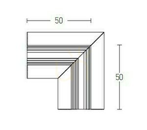 Vertical 90° Corner Connector Zambelis 2083B-C1 for 48 V Trimless Magnetic Track, Sandy Black small 1