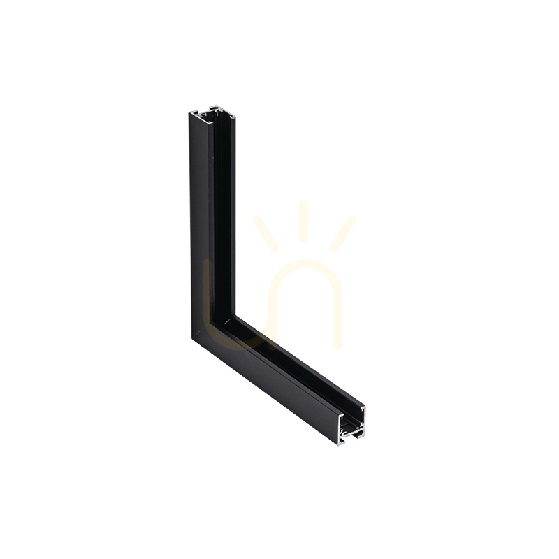 Ceiling Corner Connector Vertical Black ZAMBELIS