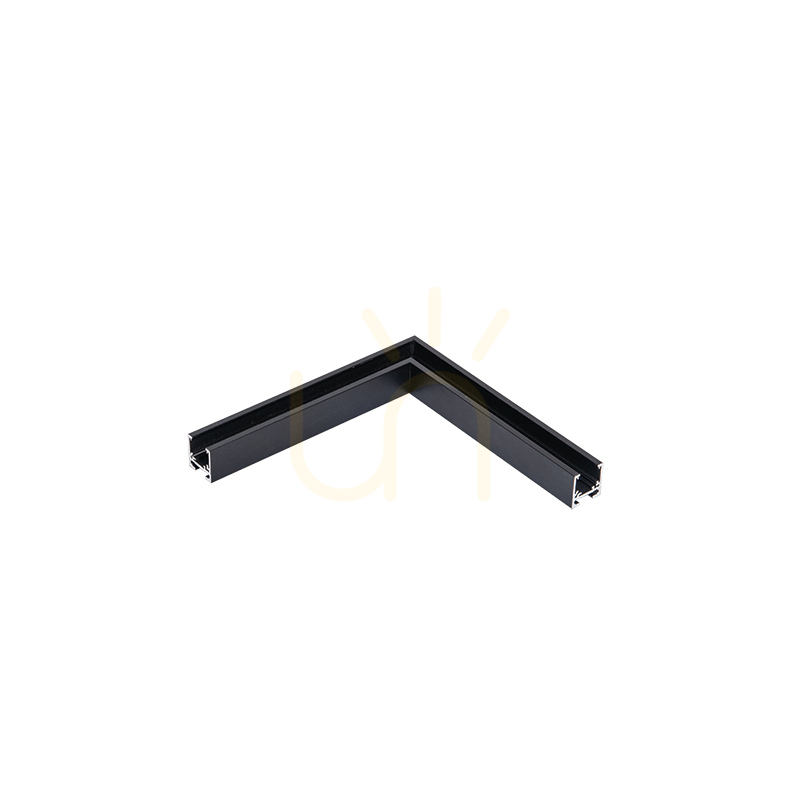 Ceiling Corner Connector Horizontal Black ZAMBELIS