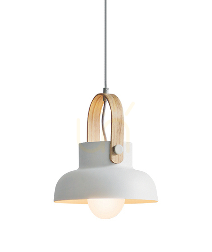 Check Pendant Light Zambelis White Matt Metal E27 23.5 cm 1L