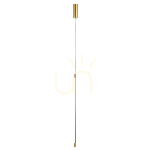 Check Zambelis LED Pendant Light 12W 3000K Gold Matt White Opal Aluminum