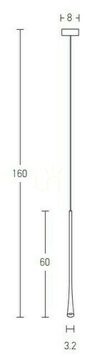 Check Zambelis LED Pendant Light Black Matt Aluminium 7W 3000K