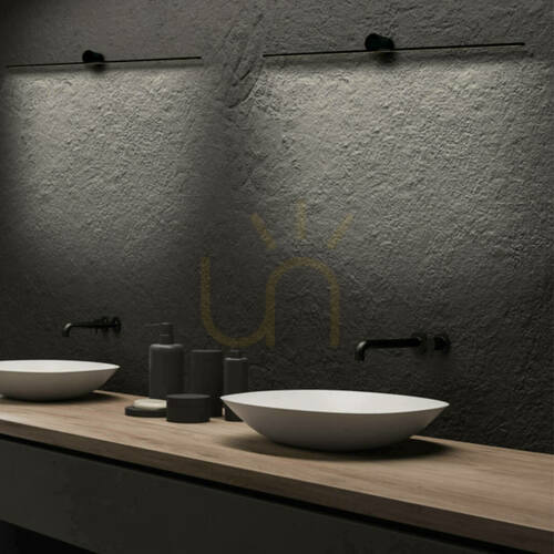 Check Zambelis LED Wall Light Black Aluminium 13 W 3000 K IP44 90 cm