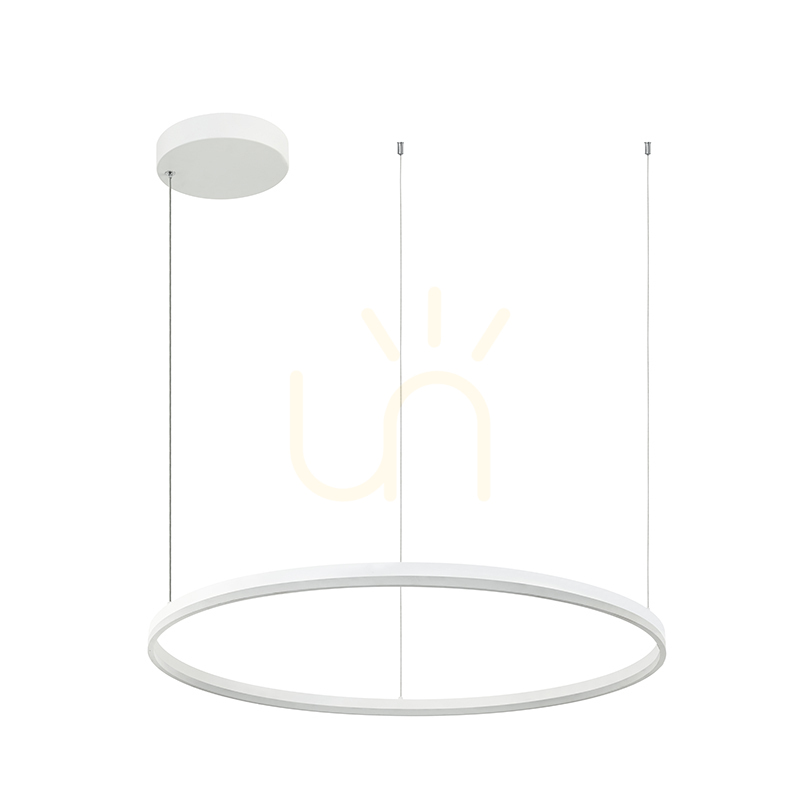 84W LED Pendant Light 84W 3000k Aluminum & Acrylic Dimmable Down Light White ZAMBELIS