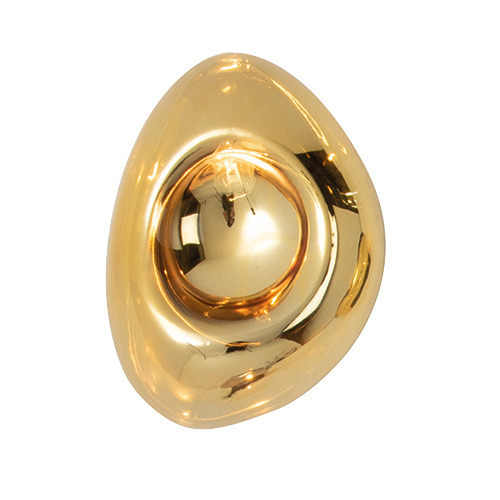 Check Zambelis 22047 Matt Black Wall Light with Gold Glass E14 LED 40 W 27.5 cm