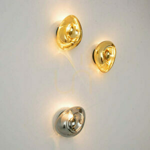 Zambelis 22047 Matt Black Wall Light with Gold Glass E14 LED 40 W 27.5 cm small 0