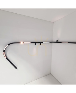 Magnetic LED Track Module Zambelis 22093 8W 3000K Sandy Black DALI 48V Curve 600 mm small 4