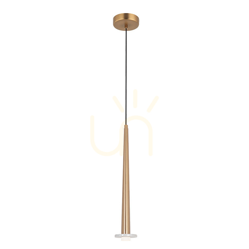 Pendelleuchte Zambelis LED 3W 3000K Gold Matt Weißer Marmor