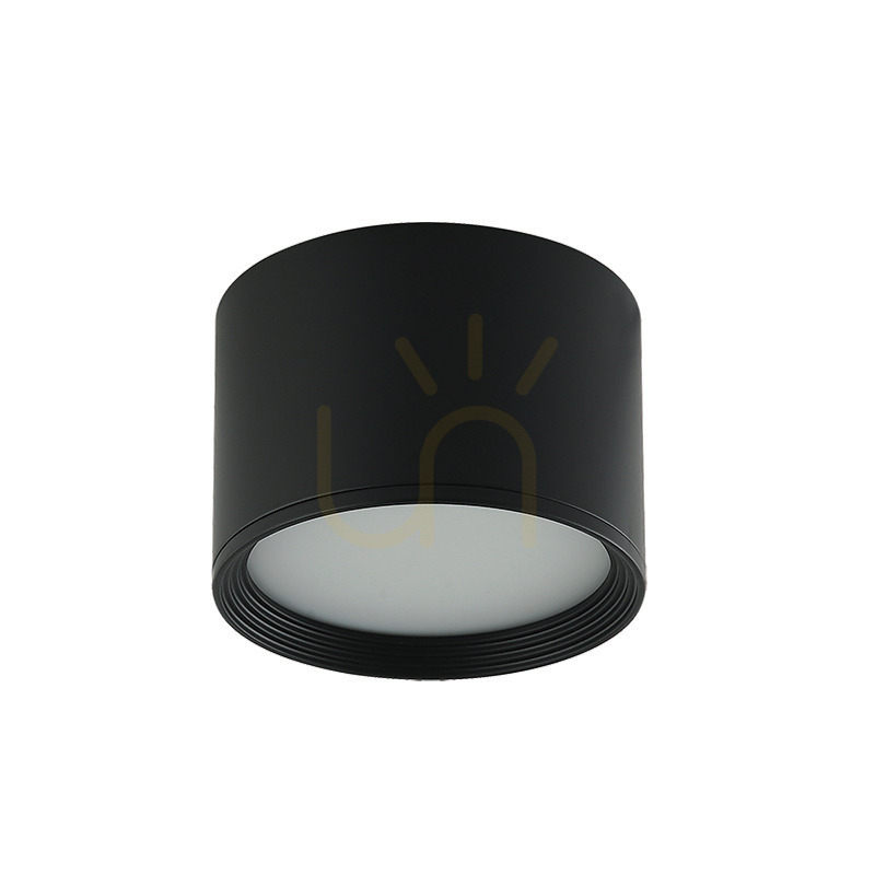 Zambelis Ceiling Light 8W 3000K Black Aluminium LED Ø11 cm