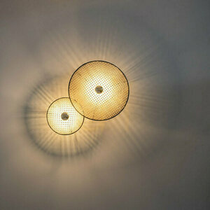 Zambelis Bush Wall Light Black/Natural Metal E27 ⌀40 cm 3 Zambelis Bush Wall Light Black/Natural Metal E27 ⌀40 cm small 3
