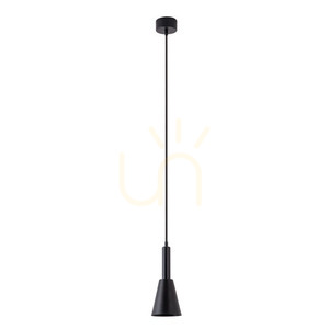 Zambelis LED Pendant Light 7W Sandy Black 3000K Transparent Shade small 0