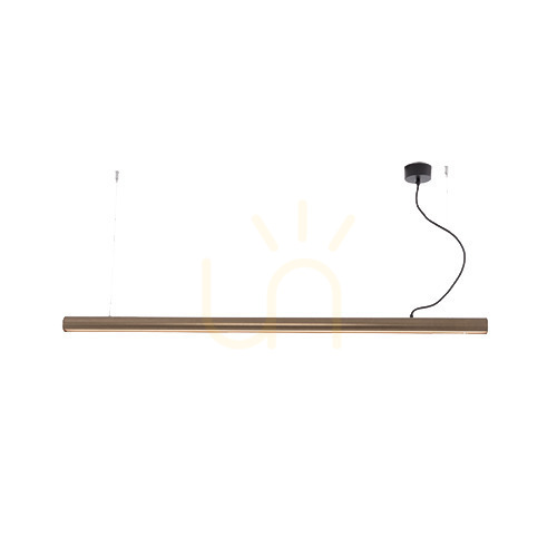 Check Pendant LED Light Zambelis 45W Bronze Warm White Opal Aluminium 141 cm