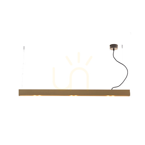 Check Zambelis LED Pendant Light Up-Down 54W Bronze Gold Aluminium 3000K