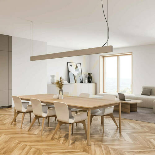 Check Zambelis LED Pendant Light Up-Down 54W Bronze Gold Aluminium 3000K