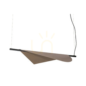 Zambelis LED Pendant Light 18W Sandy Black Bronze 3000K 120 cm small 1