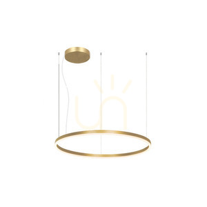 Zambelis LED Pendant Light 42W 3000K Gold Matt White Opal 60 cm small 1