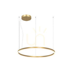 Zambelis LED Pendant Light 57W 3000K Gold Matt Ø80 cm Aluminium Acrylic small 1