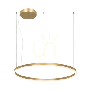 Zambelis Pendant Light 84W 3000K Gold Matt Aluminium Acrylic 120 cm small 0