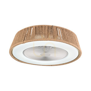 Zambelis Ceiling Light White Hemp Rope LED 33W 57cm Dimmable Triac 3000K-4000K-6000K small 1