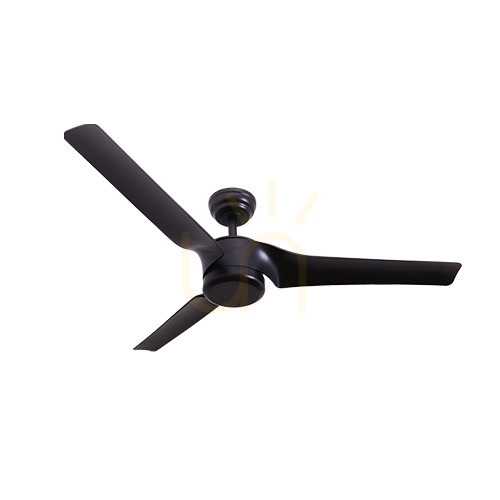 Check Zambelis plafondventilator zwart IP44 metaal ABS bladen 152 cm