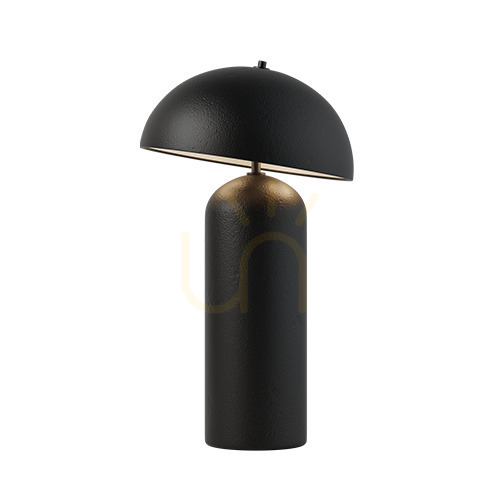 Check Table Light 2xe27 MAX 40W Ceramic Black ZAMBELIS