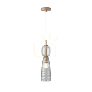 Zambelis Antique Brass Metal Pendant Light E14 40W Ø11 cm small 1