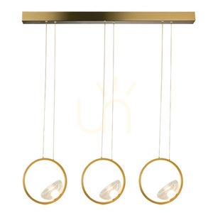 Line LED Light 21W 3000k Aluminum-glass Gold ZAMBELIS small 0