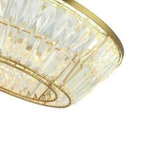 Zambelis Antique Brass LED Pendant Light 38W 3000K Metal Crystal 60 cm small 2