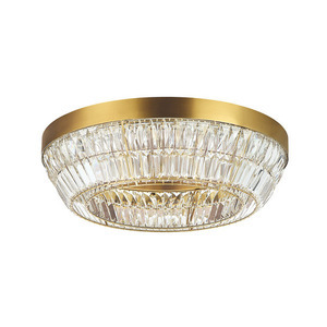 Zambelis 23047 LED ceiling light, antique brass and crystal, 60 cm, 38 W, 3000 K small 0
