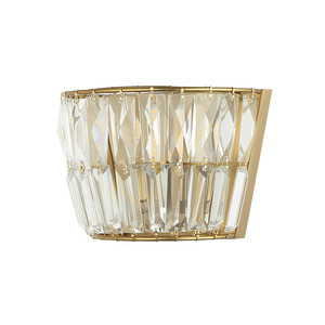 Zambelis 23050 wall light – crystal, antique-brass finish, G9 LED, 20 cm small 3