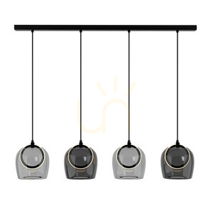 Line LED Light 24W 3000k Metal-glass ZAMBELIS small 1