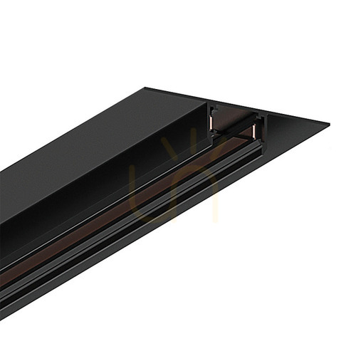 Check Trimless Slim Magnetic Track 1M Black ZAMBELIS