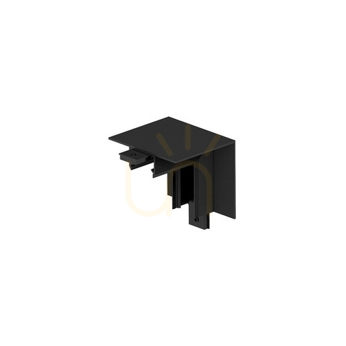 Check Trimless Vertical Corner Connector 48 V Ultra Slim 15 mm Black Zambelis 23133